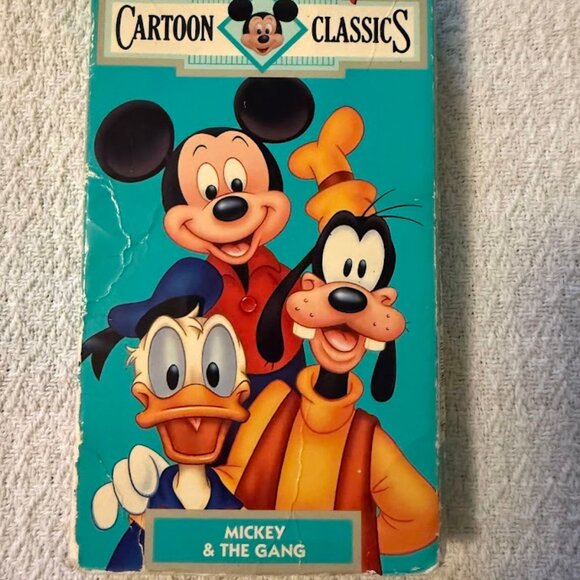 Walt Disney Cartoon Classics Mickey & The Gang VHS - Picture 1 of 2